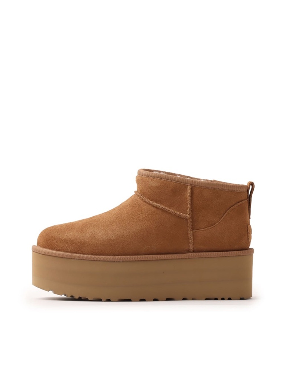 Ugg Classic Ultra Mini Platform Boot in Chestnut, size 7